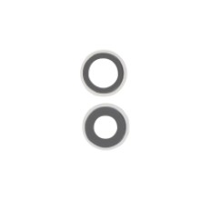 Rear Camera Lens with Frame iPhone 12/12 Mini (White)