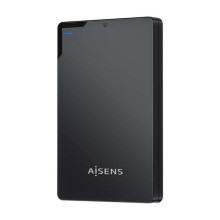 Gabinete externo Aisens de 2,5" ASE-2520B, SATA de 9,5 mm para USB 3.0/USB 3.1 Gen1 - Preto