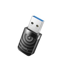 Adaptador Wi-Fi USB 3.0 de banda dupla AC1300 AC1300 WU1300S Cudy - Até 867 Mbps em 5 GHz