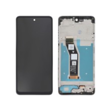 Complete Screen Black Moto G04/G04S (With frame) (ReLife)
