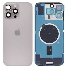 IPHONE 15 PRO GREY TAMPA BACK GLASS WITH MAGNET